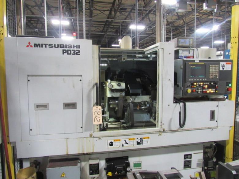 MITSUBISHI PD32-50P CNC STRAIGHT CYLINDRICAL GRINDER, NEW 2013, Fanuc Series 32i-B CNC Control, Rotary Dresser, SBS Auto Wheel Balancing, Lateral Locating (Shoulder Gauge)