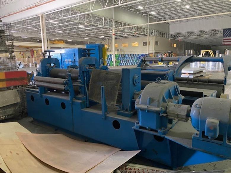 36” x .187” x 10,000Lbs Paxson Slitting Line