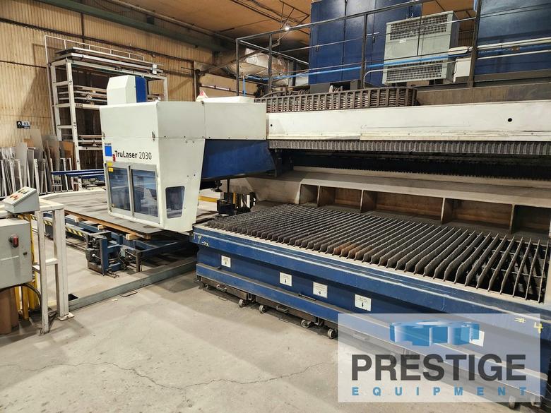 Trumpf TruLaser 2030 3200 Watt, X-121", Y-60", Siemens SIMO CNC, Auto Sheet Load/Unload, 2009, #43484