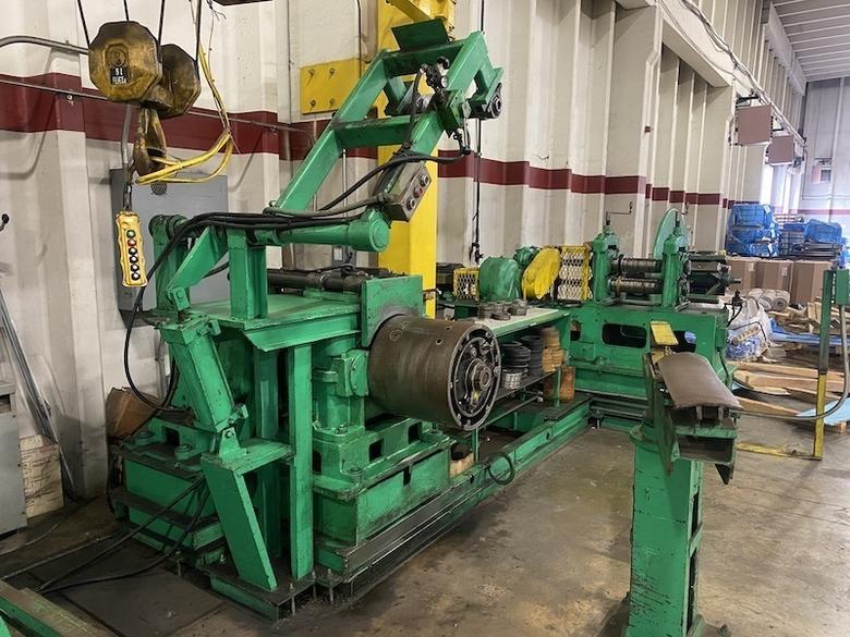 12″ x .125″ x 4,000Lb Bliss Slitting Line