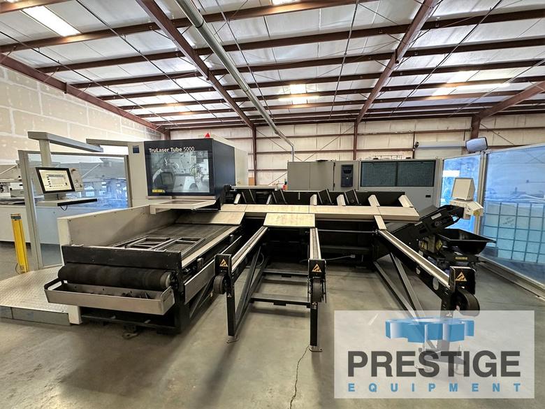 Trumpf 3200 Watt TruLaser Tube 5000 CNC, 6" Tubes, 256" Material Length, Load/Unload, Seam Detection, 2015, #32851