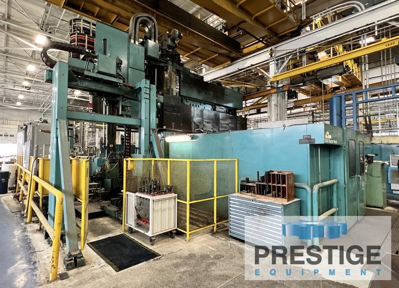 Ingersoll Masterhead 5-Axis CNC, X-185",  118" Bet. Columns, Z-39.4", W-80", 98 x 157" Table, ATC, Fanuc CNC # 32616