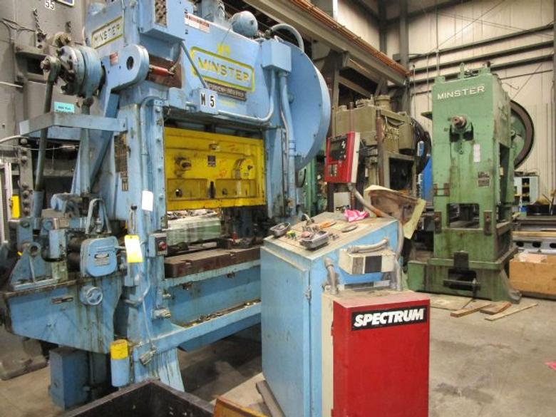 Minster 60 Ton SSDC Press, Model P2-60-42, SN 21495, 3" Stroke, 0-250 SPM, 3" Slide Adj, STK# 1381