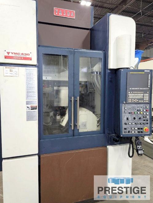Yasda YMC-430 V2, X-16", Y-11", Z-9.8", B: -10°/+100°, C-.001°, 40k RPM, HSK-E32, Fanuc 31i-B5, 2017, #43979