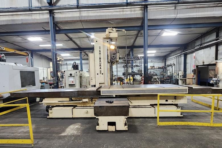 5.12" TOSHIBA BFT-13C-W3 TABLE TYPE HORIZONTAL BORING MILL