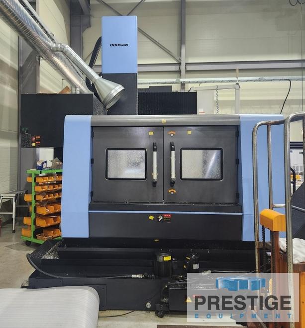 Doosan BM-1530M Bridge Type VMC, X-118", Y-59", 67" B/C, Fanuc 31iB, 40 ATC, 12,000 RPM, 2017, #43919