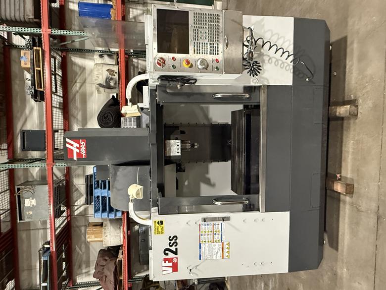 HAAS VF-2SS CNC Vertical Machining Center, 30"X, 16"Y, 20"Z, 12,000 RPM, 40 Taper, 24 ATC, 30 HP, Low Hours, Excellent Condition, 2010