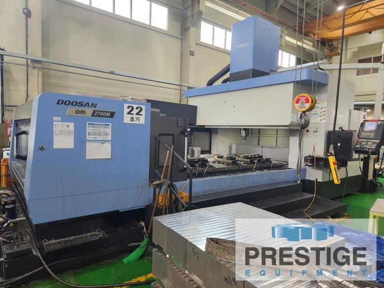Doosan BM2740, X-157", Y-106", 106.29" B/C, 12,000 RPM, Fanuc 31iB, 40 HP, Thru Spind Coolant, 40 ATC, 2016, #43421