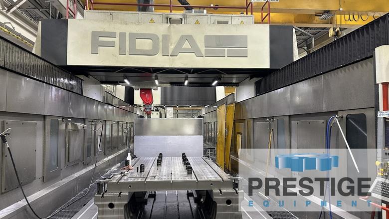 FIDIA Y2G Dual Gantry Dual Head 5-Axis, 42-ATC,  X-629", Y-137", Z-59", A & C Axis, 24,000 rpm, Fidia C-20 #43933