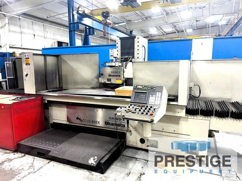 Okamoto ACC-3280EX CNC, 32" x 80", 23.5" UW, Okamoto/Fanuc CNC, 2015 #43690