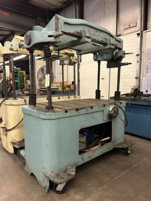 Hansford Die Handler, Model 1020, S/N 375, 24" x 44.5" Lower Platen, 24" x 44.5" (Adjustable), STK# 1567