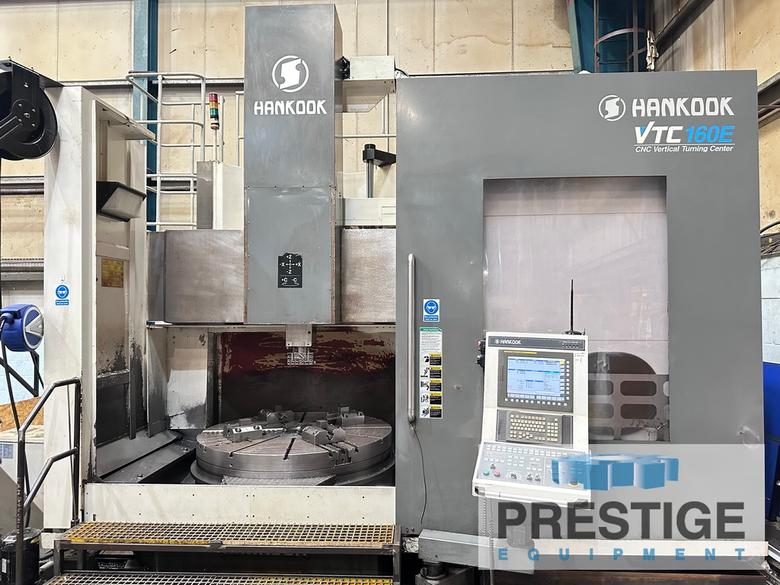63" Hankook VTC 160E, 78" swing, Ram,  Live Milling, 12 Station ATC, Fanuc 31iA, 2011, #43537