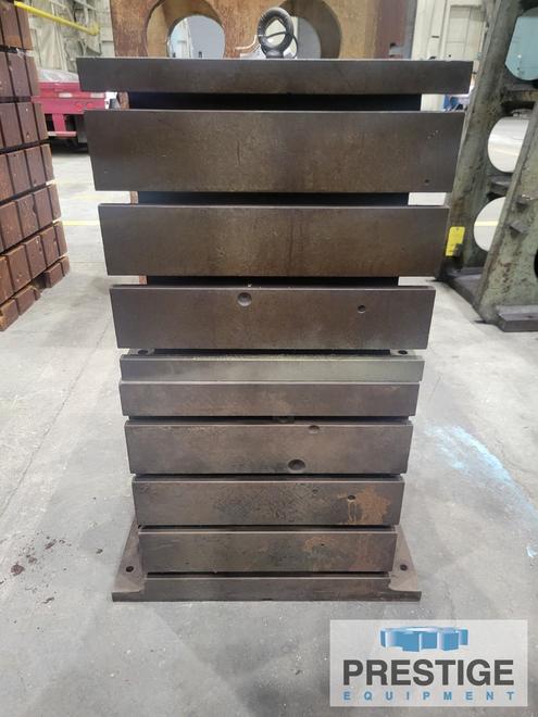 (2) 40" x 20.5" x 22" Devlieg Stackable Angle Plates 8 T-Slots, Ref #43168