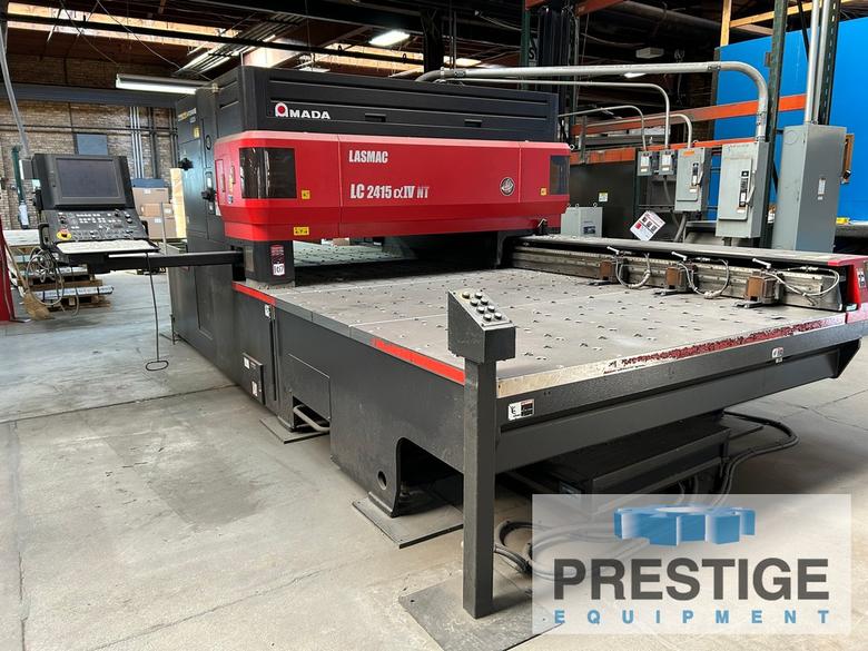 Amada Pulsar LC 2415A4NT, Fanuc NT CNC, 2,000 Watt, 61" x 99" Travel, Chiller, Dust Collector,  2008, #43056