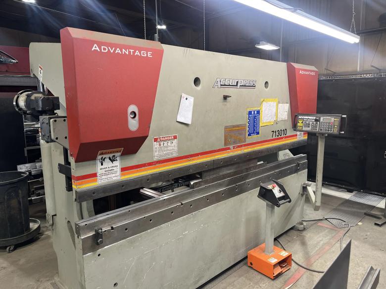 2015 ACCURPRESS 713010, 130 Ton, 120" Max Bend Length, ACCURPRESS CNC Control