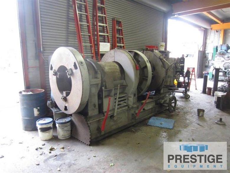 20" Landis Pip Cut Off Machine, 10" - 20" Capacity, 2.9 - 8.5 RPM, 30" Carriage Travel, 25 HP, #28467