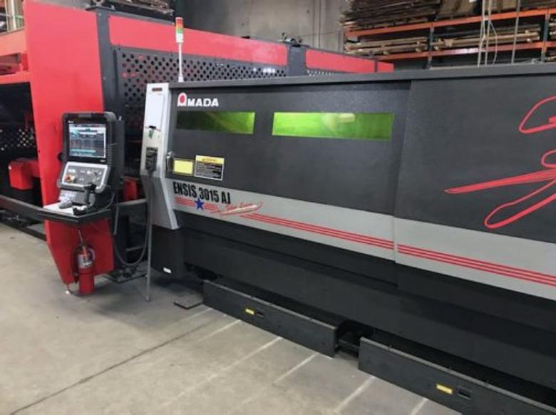 2000 WATT AMADA ENSIS-3015AJ FIBER LASER CUTTING SYSTEM
W/AMADA AMS 3015 CL LOAD/UNLOAD SYSTEM
MFG:2016