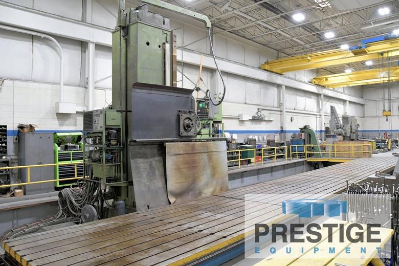 6.3" Wotan Rapid 3 CNC, X-630", Y-123", Z-34",  W-36", #50 Taper, 1250 RPM, Floor Plates, 85 HP, AB 8400 CNC, #43589
