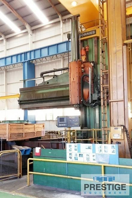 Dorries SDE600 248" Table, 566" Swing, 193" U/R, Openside, Live Spindle, 250 Ton Cap.,150HP, Siemens 840C, #32060
