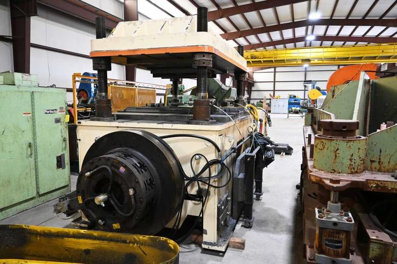150 Ton x 2″ RLM 4-Post Cut-Off Press