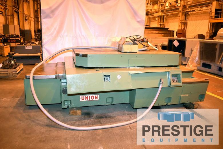 71" x 78" Union Ti  2 Power Rotation, Power Infeed, Scales, 15 Ton Cap. '94, #26626