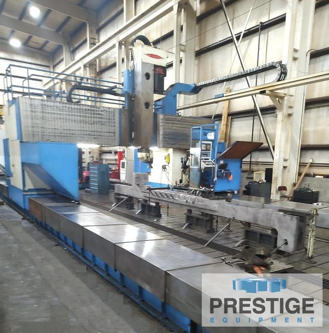 Asquith Butler, 5-Face Gantry, X-395", y-137", Z-47", 144" BC, Floor Plates, Universal Head, Fanuc 16i CNC, #32930