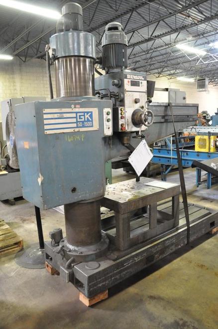 5' X 14" SOUTH BEND RADIAL ARM DRILL