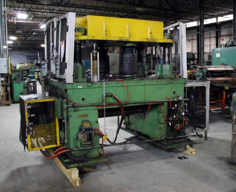 100 Ton x 3" ASC 4-Post Flying Cut Off Press