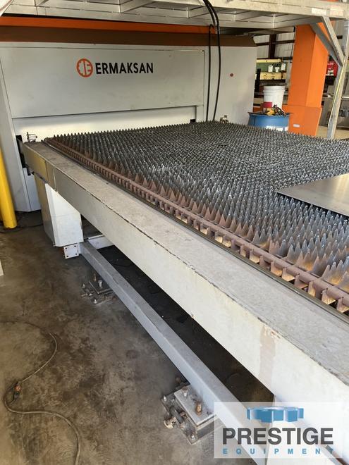 Ermak Fibermak EFB 3000, 6' x 12', Bekhoff CNC, Upgraded Cutting Head (2018), IPG 3000 Watt, Auto Pallet Changer, #32628