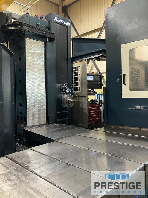 4.33" Johnford BMC-110, X-78", Y-70", Fanuc 31i, 56"x 63" B-Axis Tbl, TSC, 2012, #43400