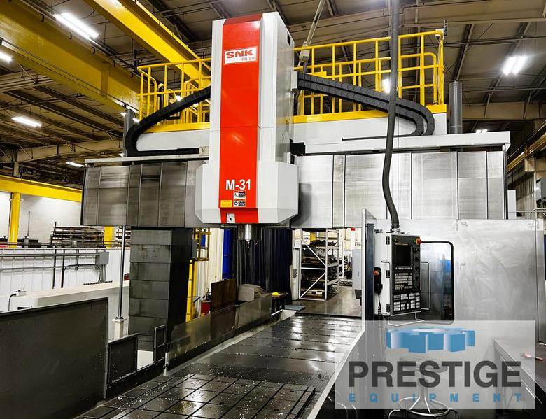 SNK RB-5M 5-Face, Fanuc 31iB, X-207", Y-134", Z-32", W-55", 60 ATC, 60 HP, 1-Deg. Rt. Angle Head, AAC, TSC, 2017, #43445