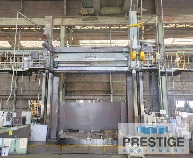 157" O-M TMD44/55, 216" Swing, 145" U.R, 160,000Lb. Tbl Cap. .23 - 60 RPM, 2- Ram, Fanuc 21i-T, 127 HP, #43349