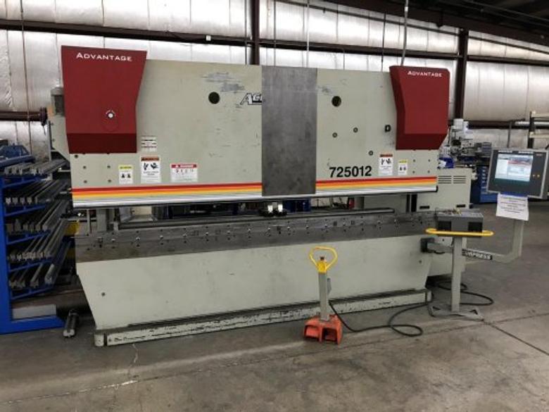 250 TON X 12' ACCURPRESS ADVANTAGE 725012, ETS-3000,MFG:2007