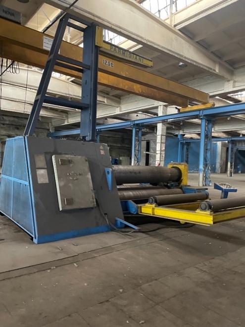 3100mm x 65mm Parmigiani 4-Roll Plate Bending Machine