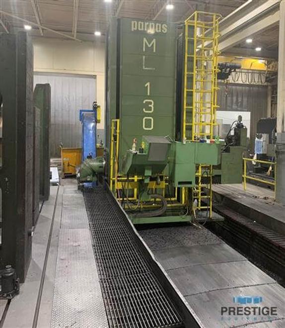Parpas ML-130, Ram Type, 3 + 2 Universal Head, X-236", Y-98", Z-37", 3500 RPM, Heidenhain 415 CNC #31336