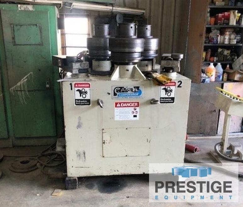 5" x 5" x 1/2" Imcar CPHV-120, 15.375" Dia. Rolls, 0 - 22 FPM, 15 HP, 6-Way Lateral Guides, Variable Speed, #43161