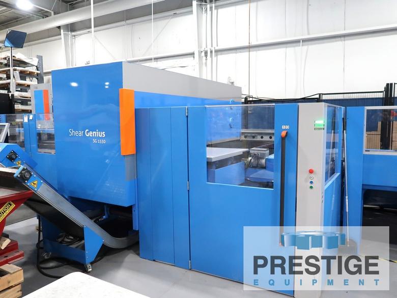 Prima Power Shear Genius SG1530, 33 Ton 16-Sta. Electro-Servo Trt, 60" Y, 120" X, Integrated R.A Shear, 2020 #43048