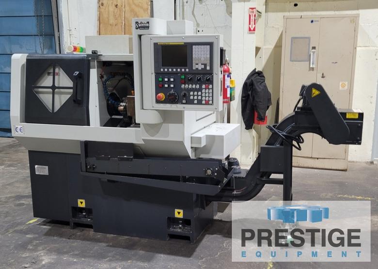Swistek GT328DDY Swiss Type, 19.68" Swing, 1.25" Turning Dia., Fanuc OiTF, 8 Pos. Turret, Tooling, 2018, #43197
