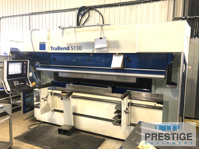Trumpf TruBend 5130 8-Axis, 143 Ton, 127" OA, 106" BH, 6-Axis B.G., Upper/Lower Clamping, Crowning, #43499