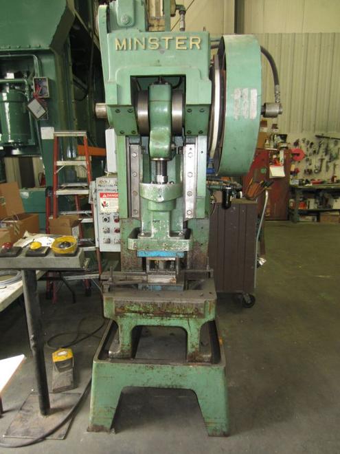 Remanufactured Minster 32 Ton Press, Model B1-32, S/N 13556, 1-1/2" Stroke, 0-400 SPM, 2-1/4" Slide Adj, 10-3/4" SH, STK# 1130