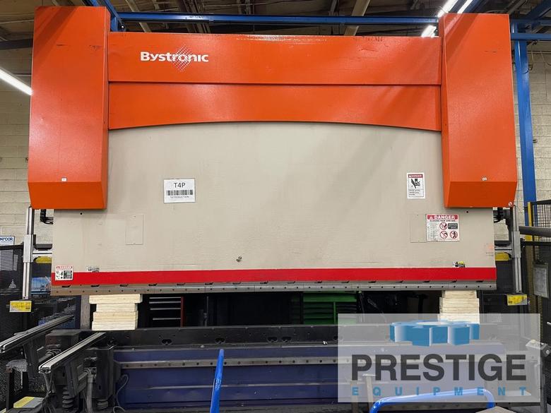 357 Ton Bystronic PR 320 x 4100, 161" OA, 6-Axis B.G., Extended Stroke, Hyd. Upper/Lower Clamping, #43967