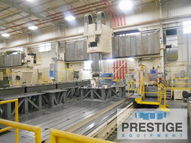 Rambaudi 5-Axis, X-315". Y-177", Z-57", 177" x 470" Table, 2-Axis Gimbel Head, 3000 RPM, Fidia C-20 CNC, #43037