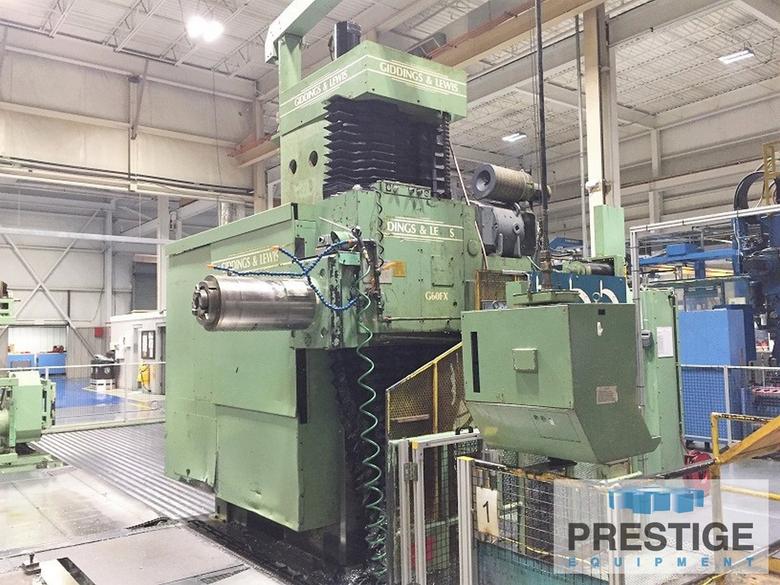6" Giddings & Lewis G60FX, X-408", Y-91", Z-48", 80 ATC, Speeds to 2500 RPM, TSC, 50 HP, G & L 8000B #31859