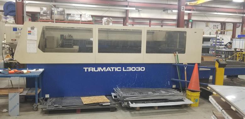 Trumpf 5x10 4000 Watt C02 Laser, New Resonator