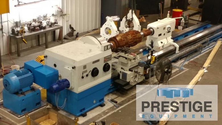63" x 472" Poreba TCG-160 x 12M, 50" Over Cross Slide, 200 RPM, 40 Ton Wt Capacity, 100 HP #43139