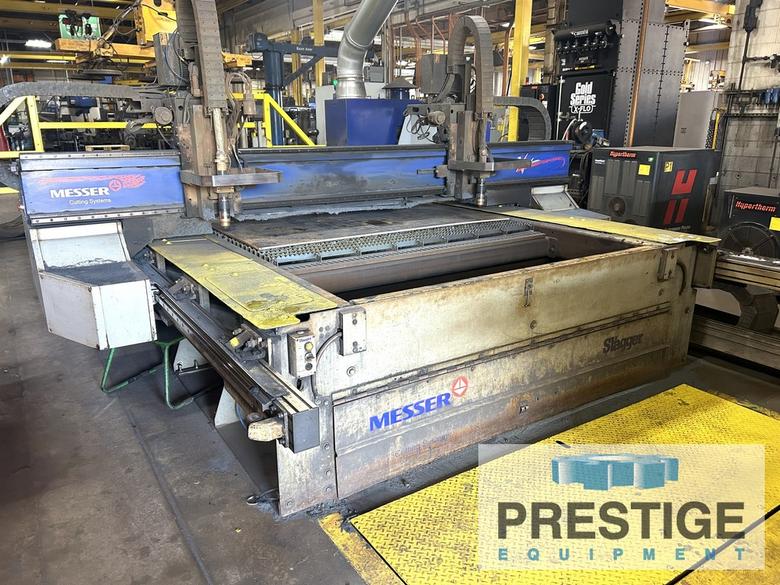 Messer MMXCEL, 6' x 15' Slagger Table, Dual Pallets, (2) Plasma Torches, Hypertherm HPR400XD, Global CNC, 2016 #43897