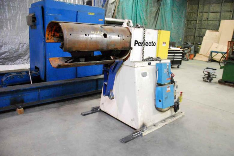 20,000 Lb. x 30" PERFECTO Single Uncoiler