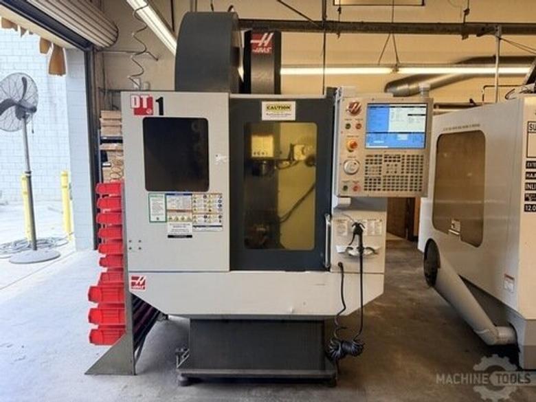 2011 Haas DT-1 4th Axis CNC Vertical Machining Center, Haas CNC Control, Renishaw Probing, Side Mount ATC