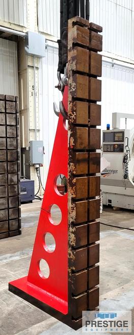 99.5" x 12" x 40" T-Slotted Angle Plate, 13 Horizontal T-Slots, 1 Vertical T-Slot,  Qty. 1, #43235