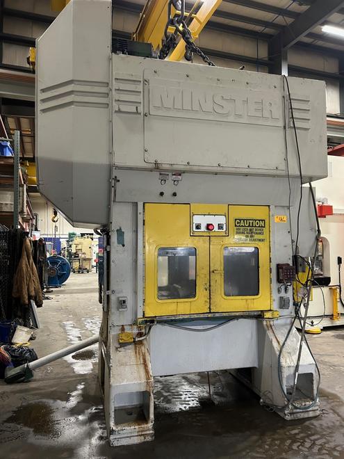 100 Ton Minster SSDC Press, Model P2-100-48 Piecemaker, S/N 27447, 3" Stroke, 0-300 SPM, 4" Slide Adj, 21" SH, STK# 1643M